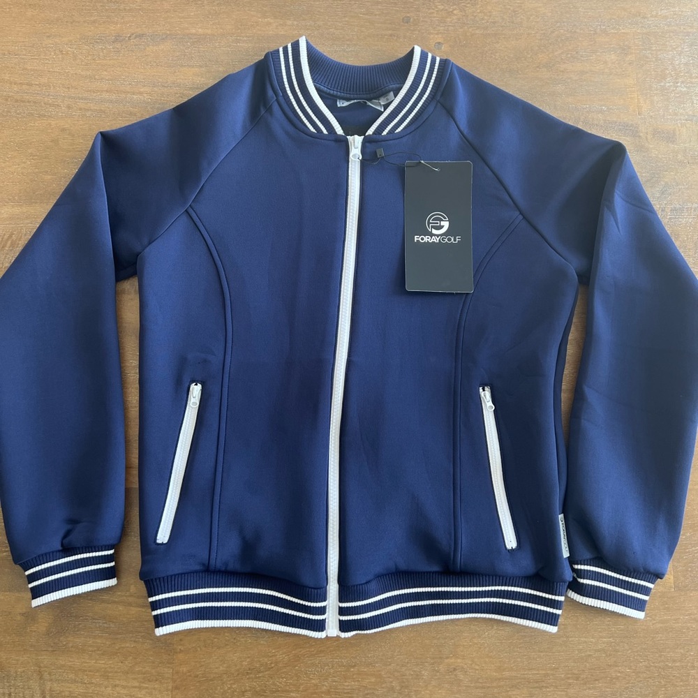 Foray Golf - neoprene bomber jacket